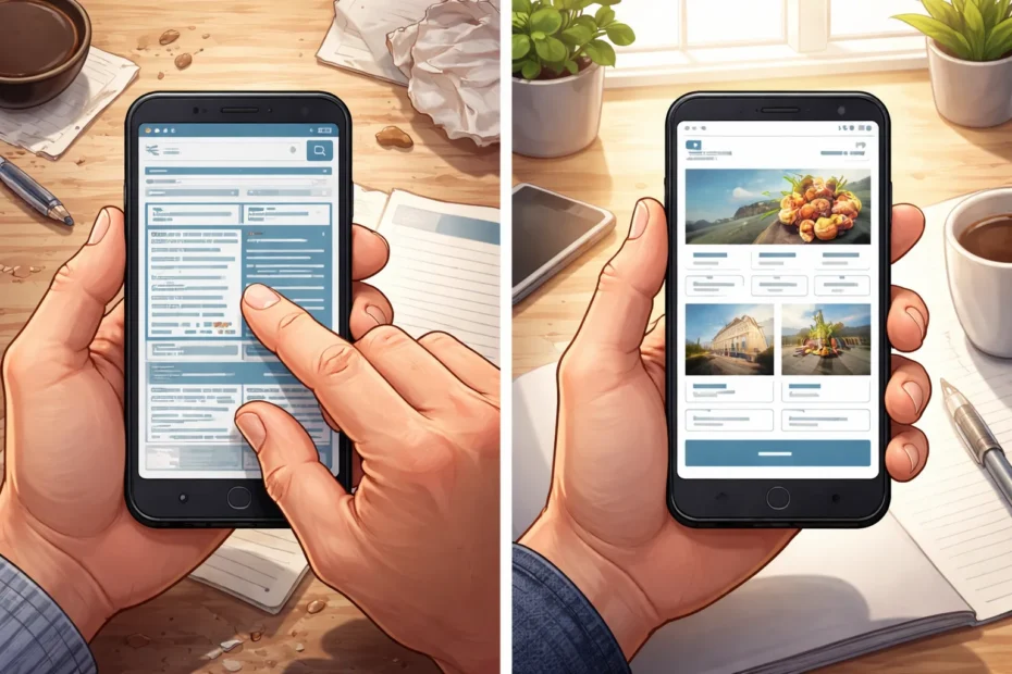 The difference Responsive WordPress design has on a site.