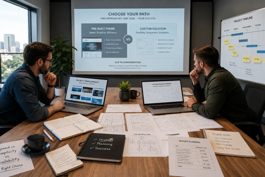 wordpress theme customisation